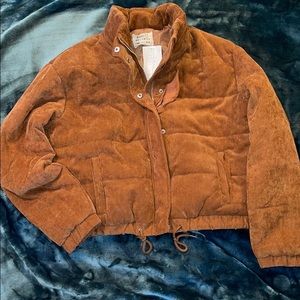 NEW WITH TAGS!!! Corduroy puffer jacket
